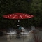 Pure Garden Patio Umbrella with Solar Lights, Red 50-LG1174 - alternate 1